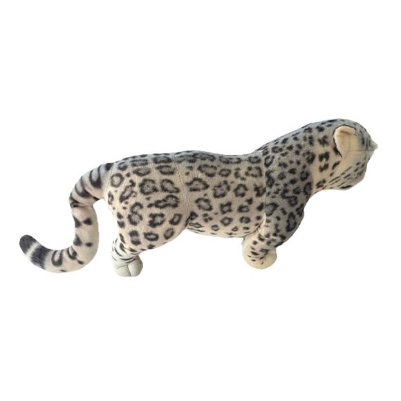 Wild Republic Cuddlekins Jumbo Snow Leopard Plush Stuffed Animal Vintage - Picture 7 of 11